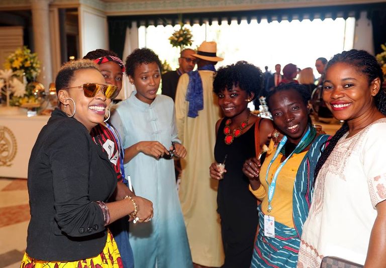 جانب من الفنانين المكرمين في تونس