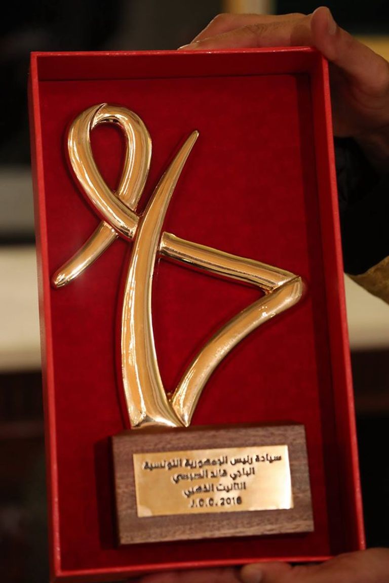 جانب من الفنانين المكرمين في تونس