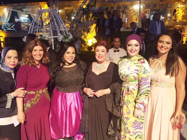 إيمي سمير غانم وحسن الرداد في حفل زفافهما