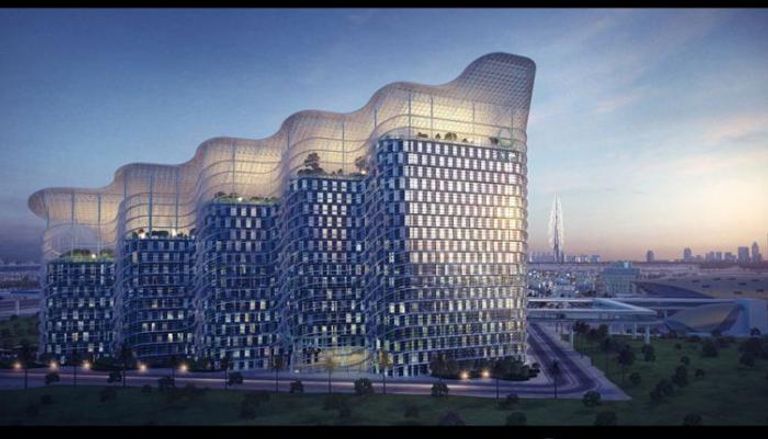 مبنى الشراع الجديد في دبي