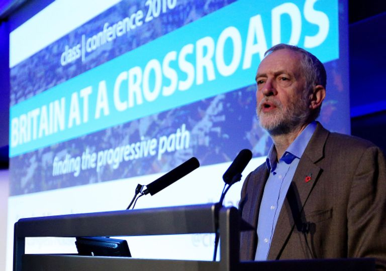 جيرمي كوربن رئيسة وزراء بريطانيا تيريزا ماي