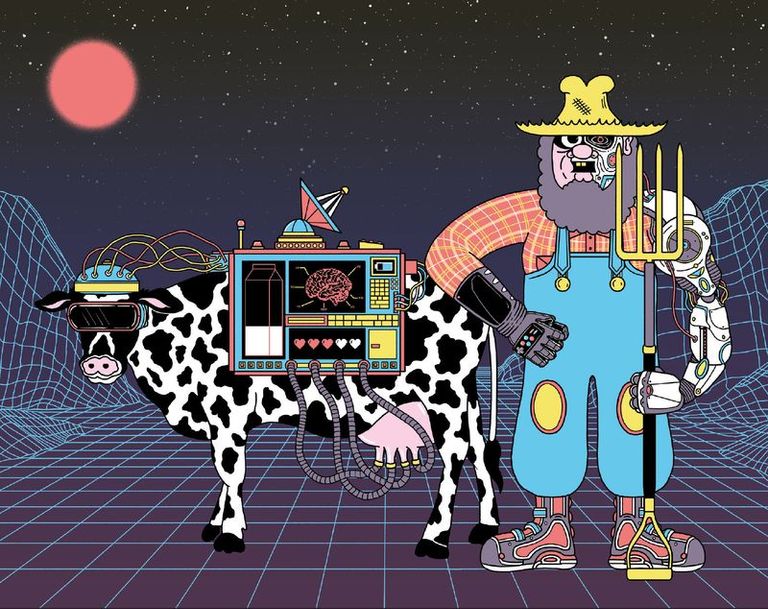 أبقار ذكية بفضل التكنولوجيا