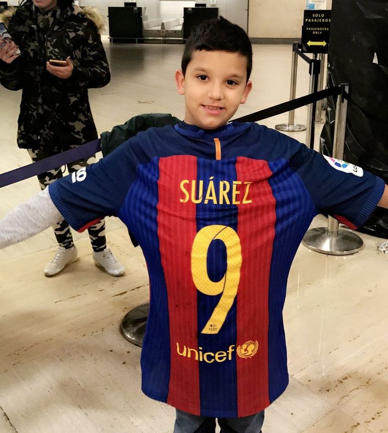 سواريز والطفل