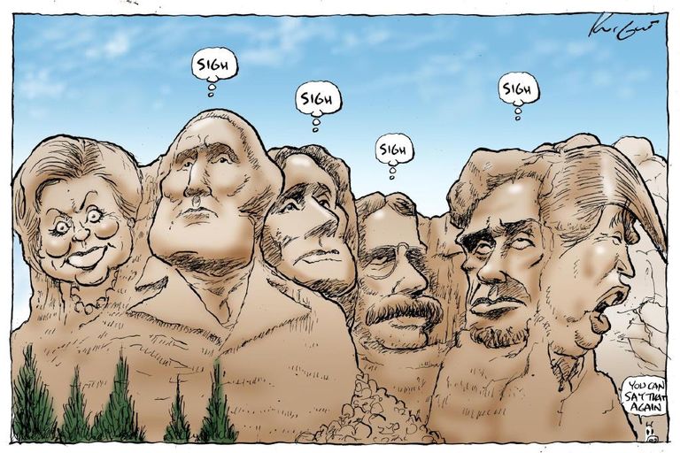 العم سام يصلي قبل نتائج الانتخابات