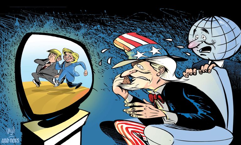 العم سام يصلي قبل نتائج الانتخابات