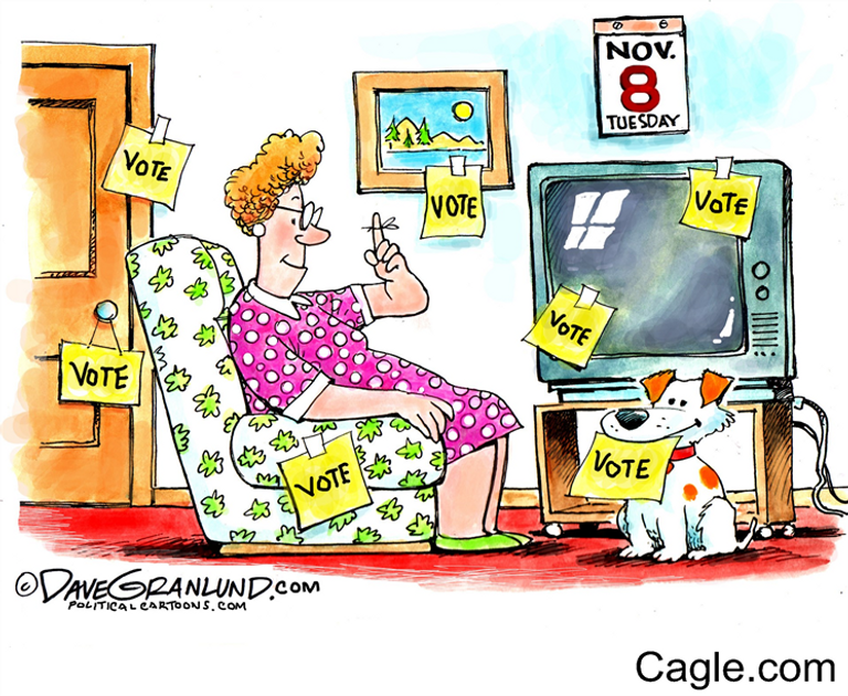 العم سام يصلي قبل نتائج الانتخابات