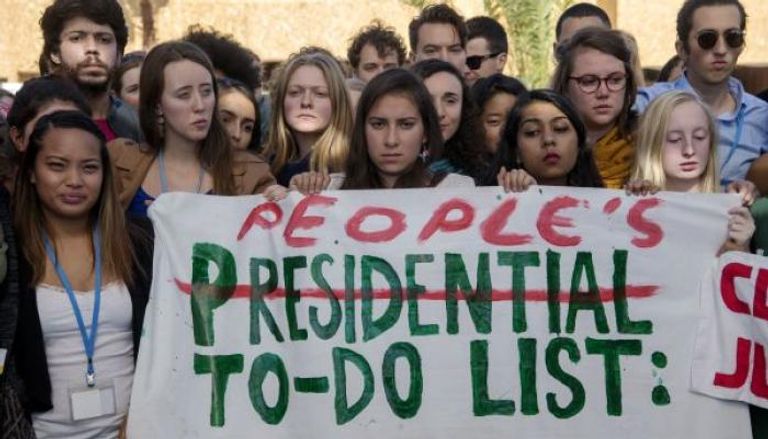 مظاهرات الرفض لدونالد ترامب1