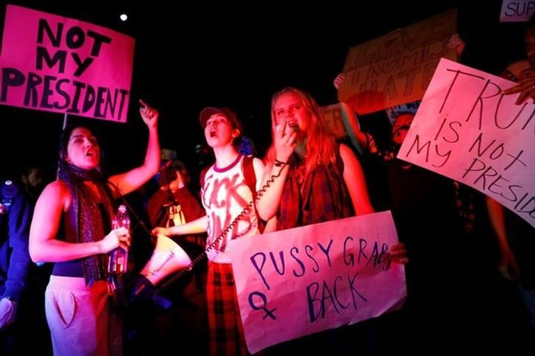 مظاهرات الرفض لدونالد ترامب1