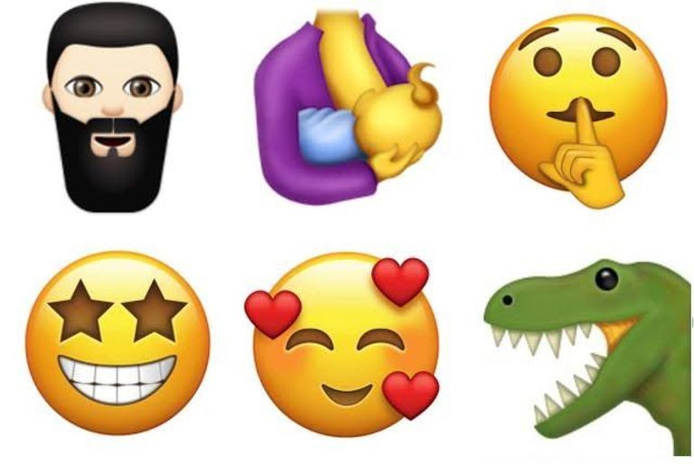 بعض الرموز التعبيرية الجديدة