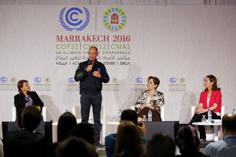 احتجاج على هامش مؤتمر مراكش