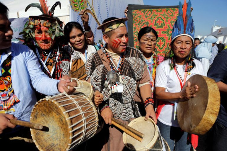 احتجاج على هامش مؤتمر مراكش