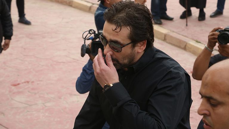 جنازة الفنان الراحل محمود عبد العزيز