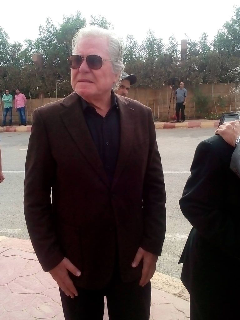 حسين فهمي في جنازة محمود عبد العزيز جنازة الفنان الراحل محمود عبد العزيز