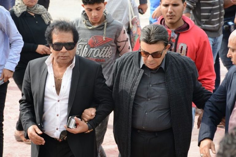 سمير صبري في جنازة محمود عبد العزيز جنازة الفنان الراحل محمود عبد العزيز
