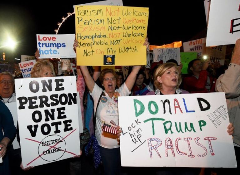 احتجاجات ضد ترامب