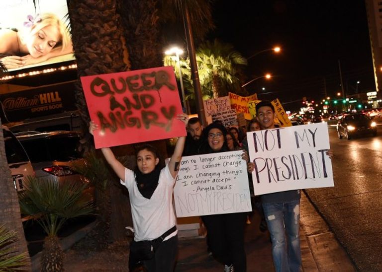 احتجاجات ضد ترامب