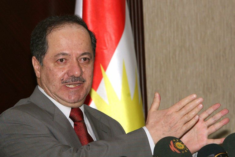 بارزاني صرح أن البيشمركة لن تنسحب من المناطق التي حررتها من داعش