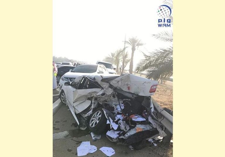 الحادث تسبب في إصابة 6 أشخاص