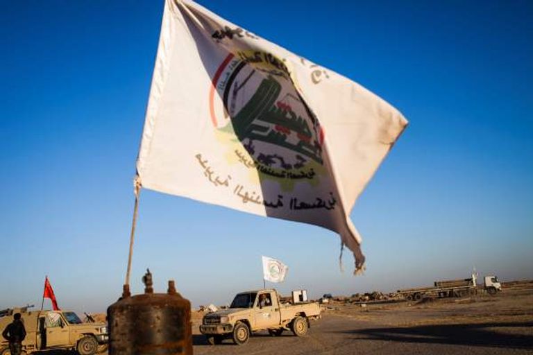 مقاتل بالحشد الشعبي في بلدة برتيلا