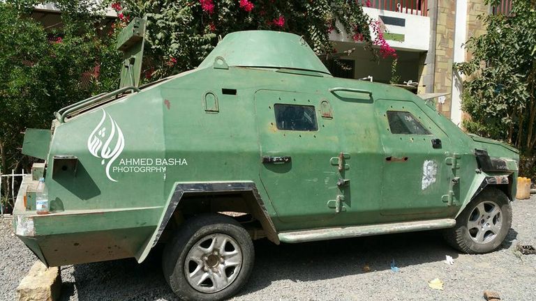 صورة من داخل مصنع المتفجرات- وسائل إعلام يمنية