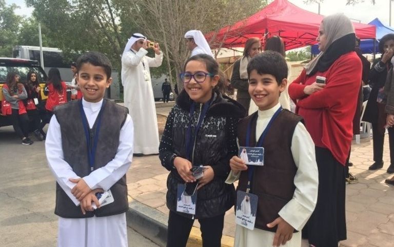 الأطفال حرصوا على حضور العرس الانتخابي