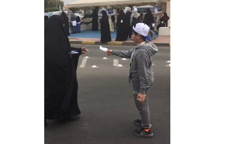 الأطفال حرصوا على حضور العرس الانتخابي