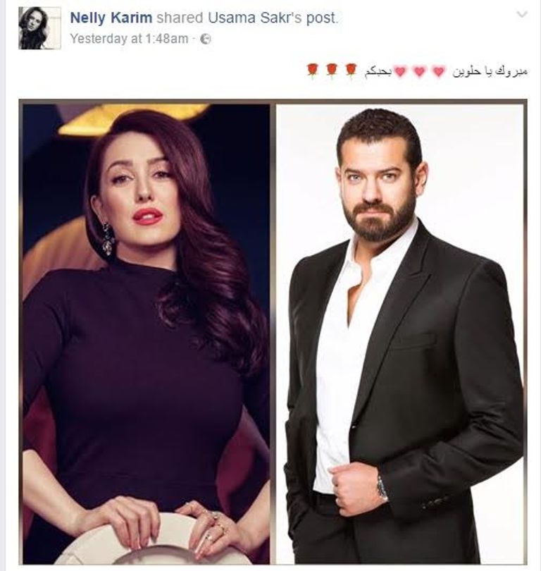 كيف هنأ النجوم العروسين؟