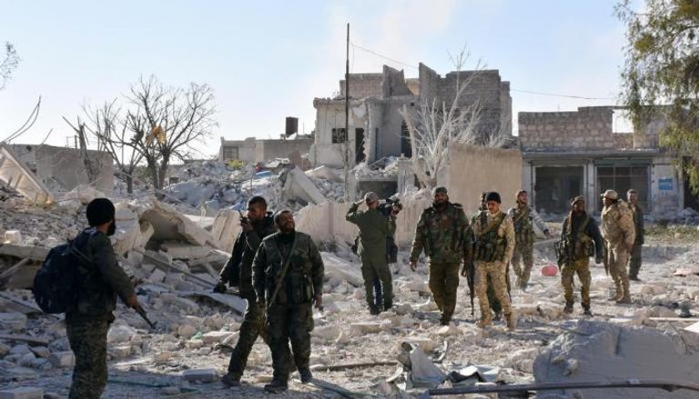 قوات الأسد تتقدم في حلب 