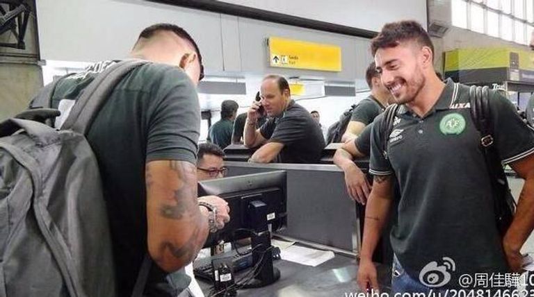 صورة للطائرة بعد الحادث