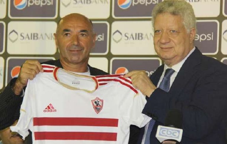 الجهاز الفني السابق للزمالك