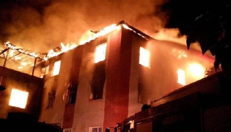 مقتل 12 شخصا في حريق جنوب تركيا