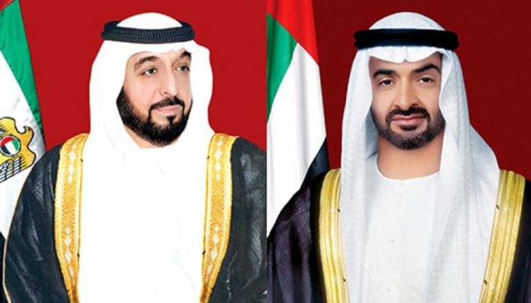 الشيخ خليفة بن زايد والشيخ محمد بن زايد