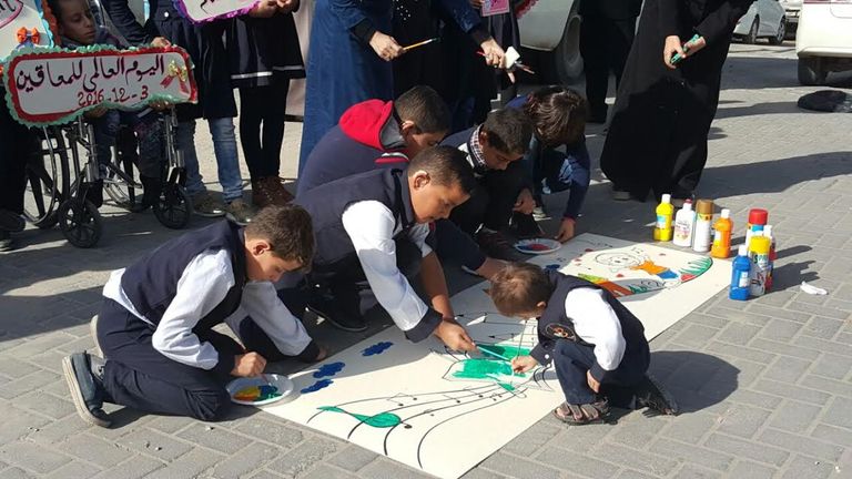 رسالة أطفال فلسطين لجوتيريس