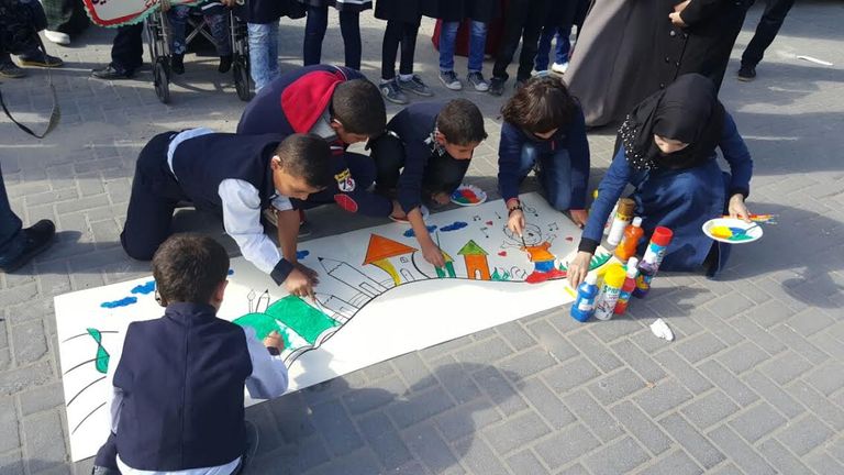 رسالة أطفال فلسطين لجوتيريس