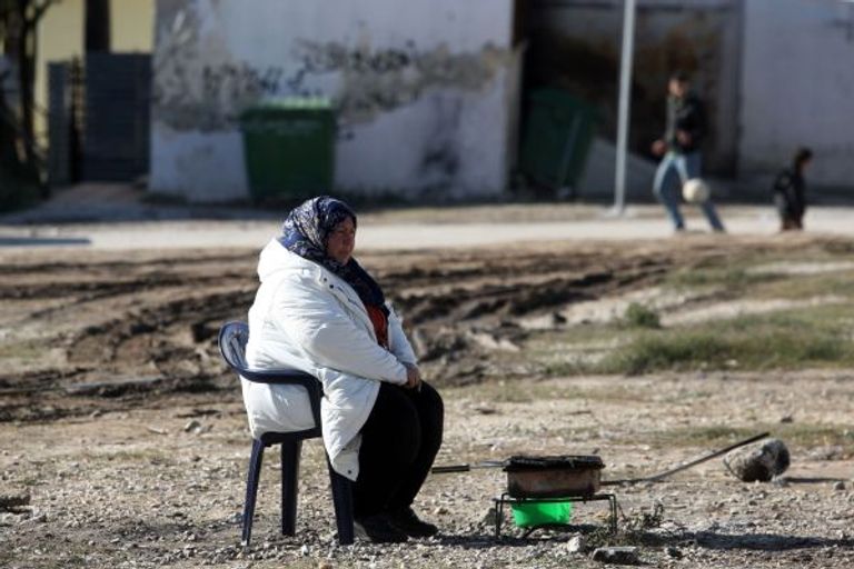 طفل سوري لاجئ في مخيم