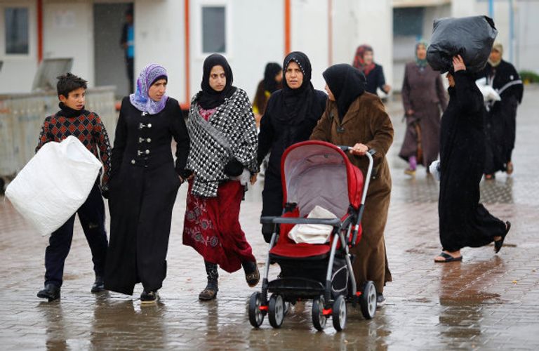 طفل سوري لاجئ في مخيم