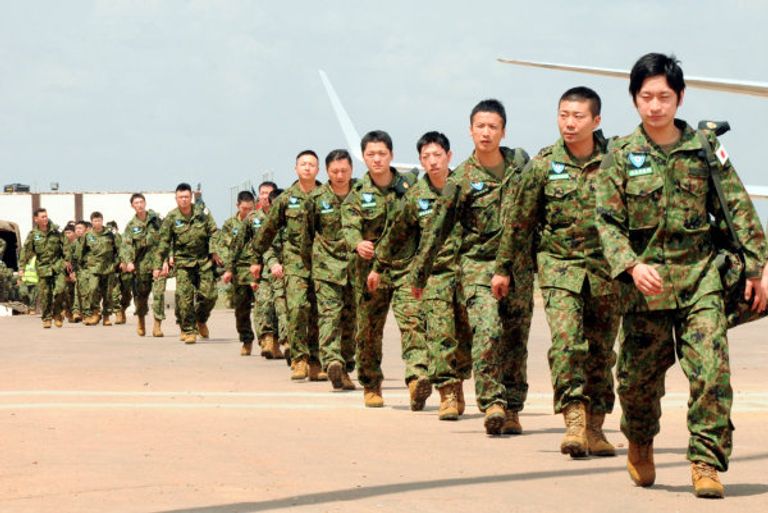 القوات اليابانية لحفظ السلام بجنوب السودان جانب من معارك جنوب السودان