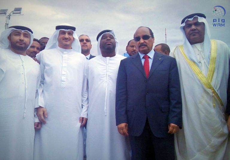 الرئيس الموريتاني والسفير الإماراتي