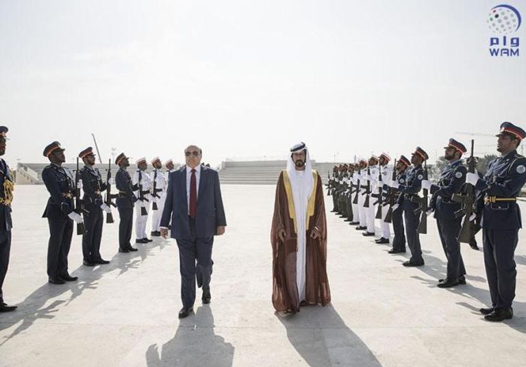 الرئيس اليمني يزور واحة الكرامة