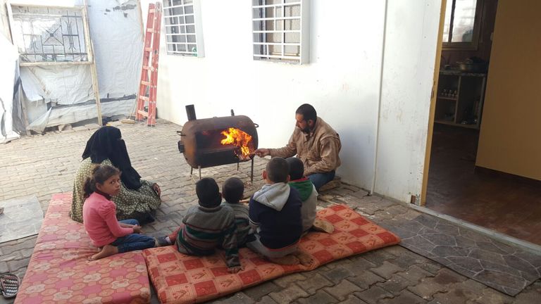 حياة الكارافانات في غزة