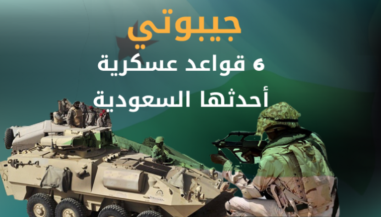 6 قواعد عسكرية أحدثها السعودية في جيبوتي