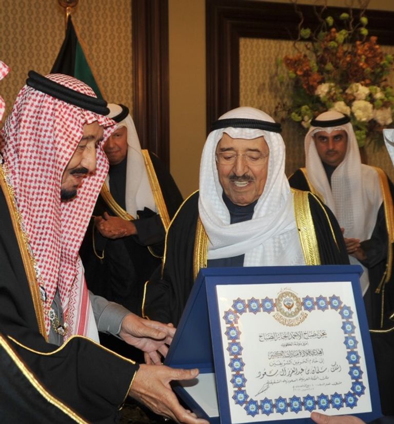 العاهل السعودي وامير الكويت