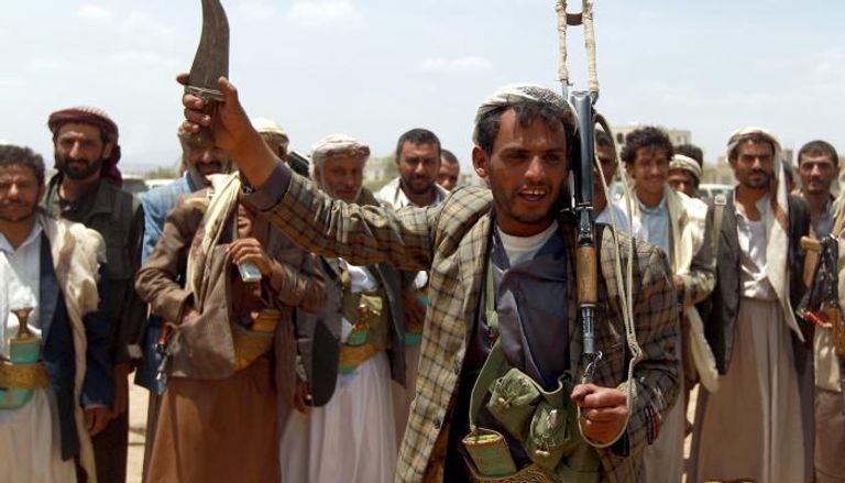 مجموعة من متمردي الحوثي 