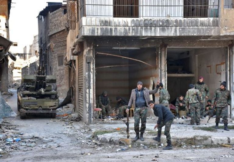 جانب من معارك حلب