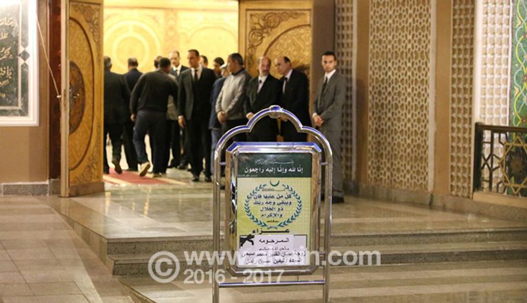 عزاء زوجة محمد صبحي