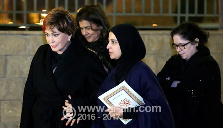 عزاء زوجة محمد صبحي