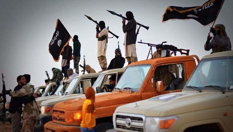 جانب من عملية إعدام داعش للمصريين