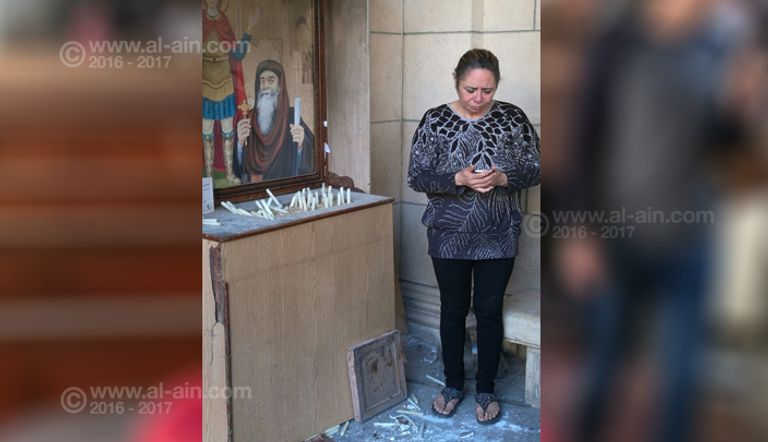 صورة من داخل تفجير الكاتدرائية