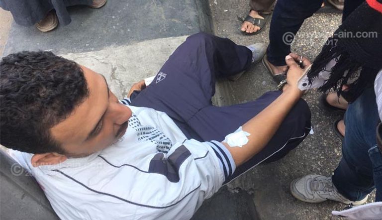 صورة من داخل تفجير الكاتدرائية