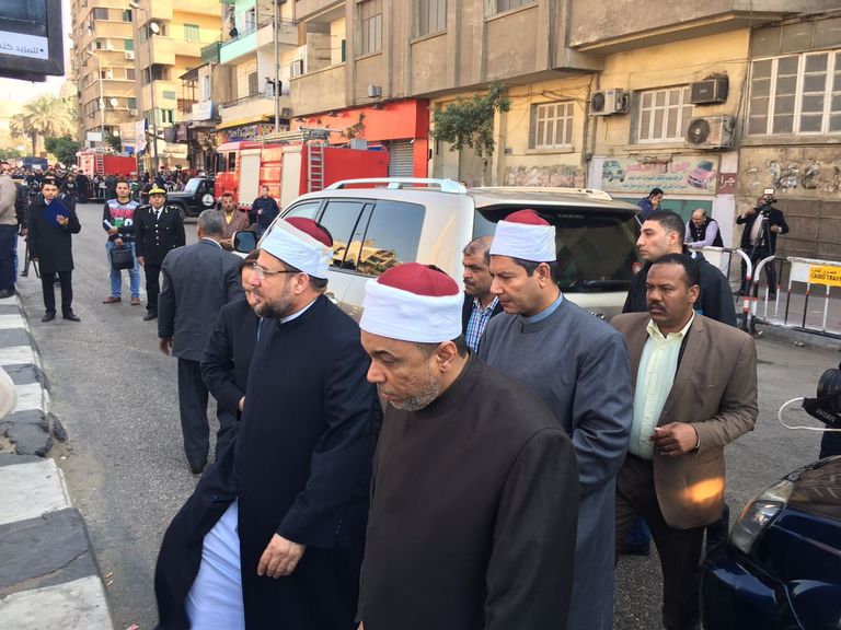 صورة من داخل تفجير الكاتدرائية